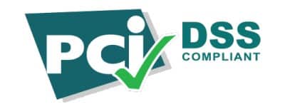 PCi DSS Compliant logo